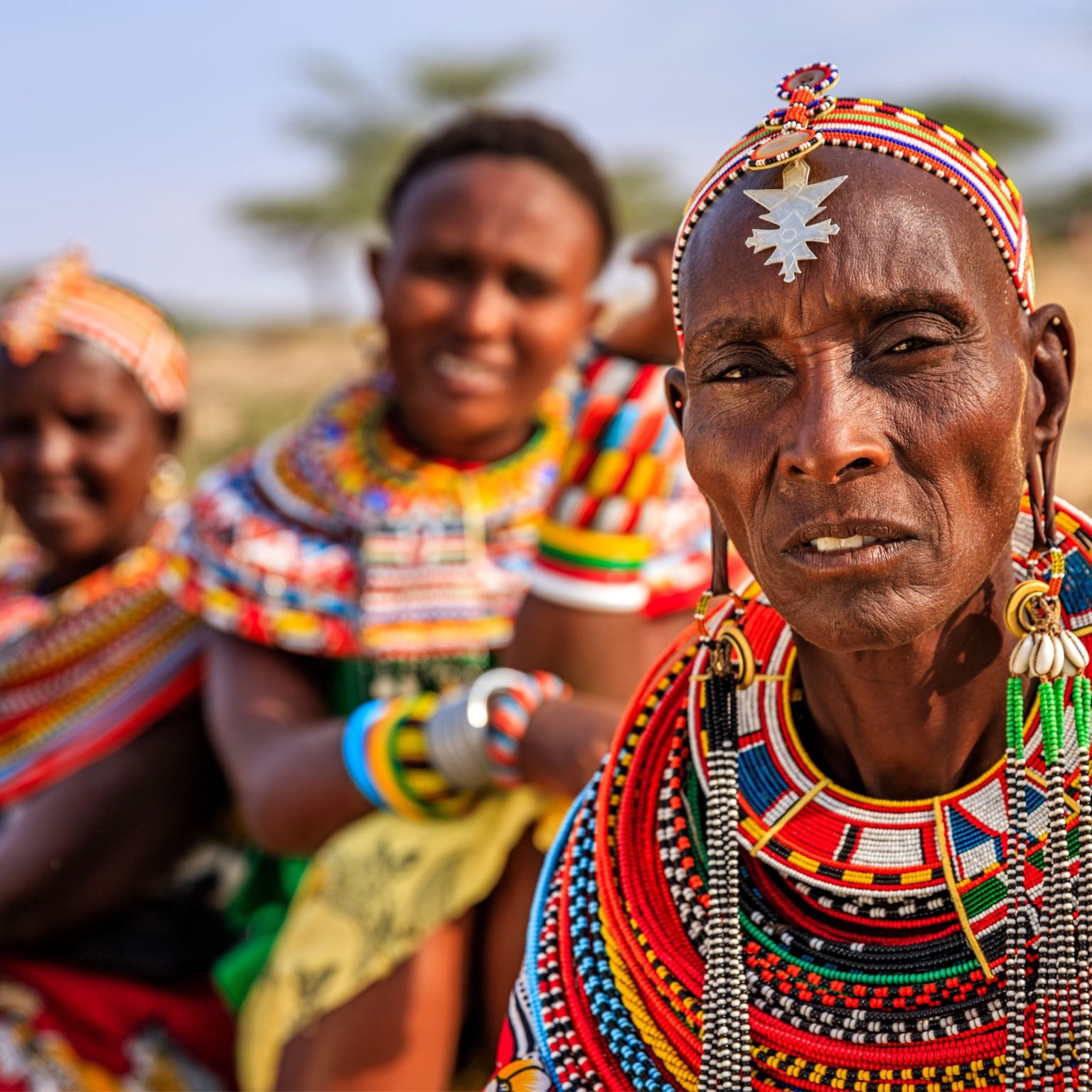 African women from Samburu tribe, Kenya, Africa (1)