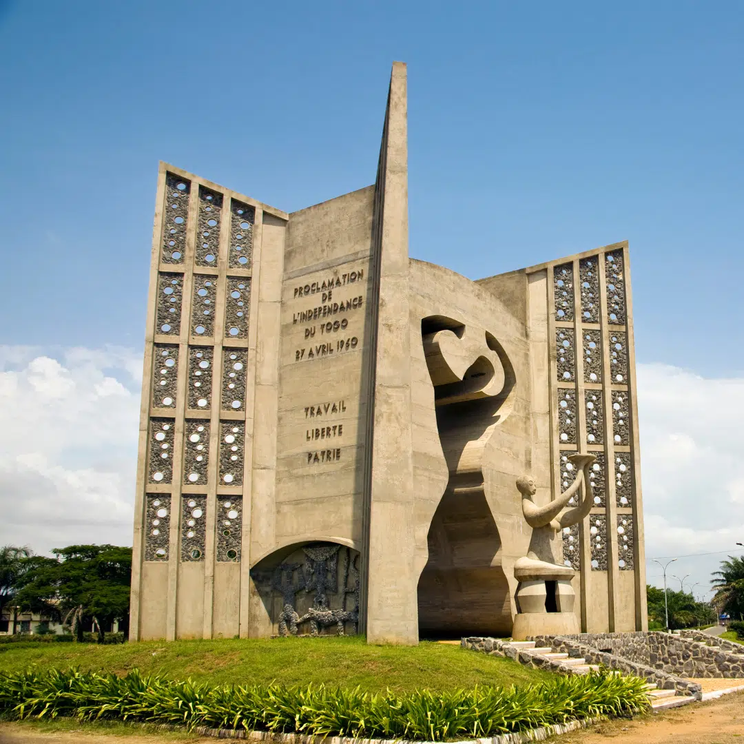 The Monument de L'Independance was built as a tribute to Togo's independence