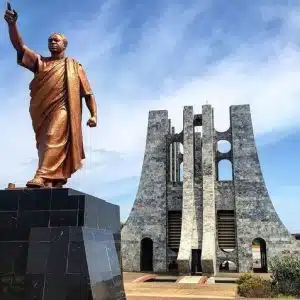 Statue of Kwame Nkrumah in Museum in Accra - Ghana
