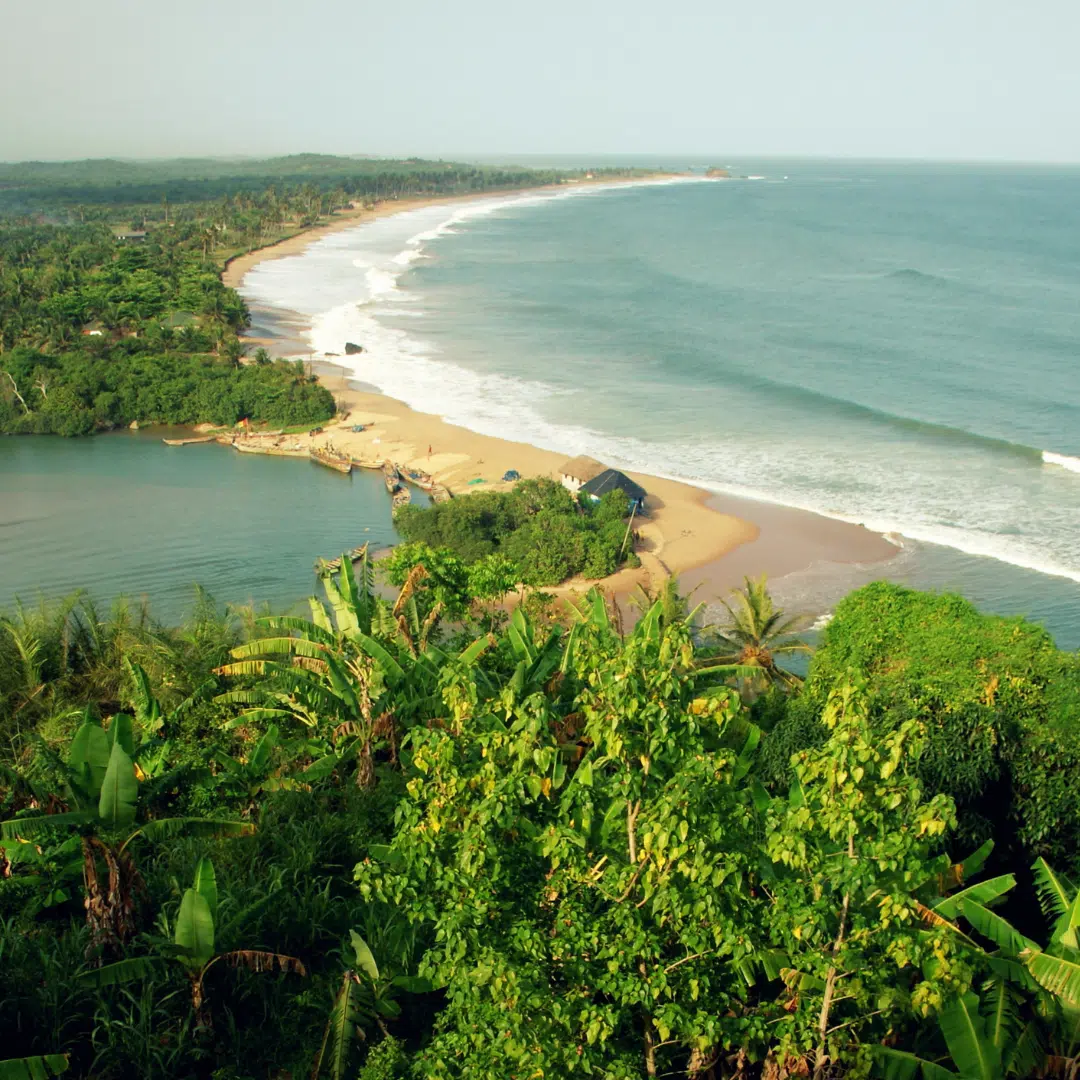 Beach in Ghana, another reason to travel to Ghana