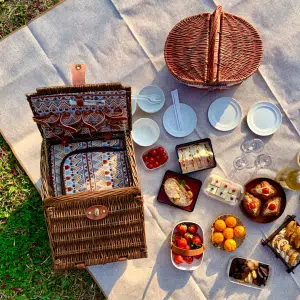 Outdoors picnic setting