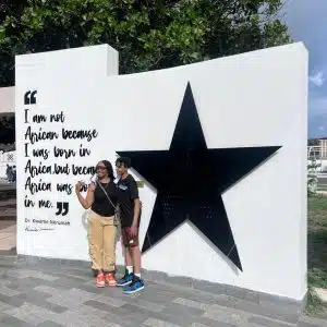 Tourist at Kwame Nkrumah Musuem - #GhanaHistory #KwameNkrumah #LegacyJourney